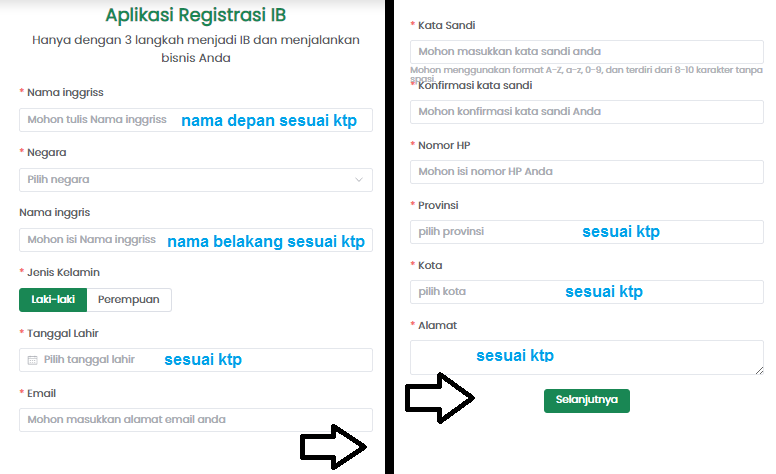 Formulir Pendaftaran GVD